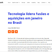 Tecnologia lidera fuses e aquisies em janeiro no Brasil